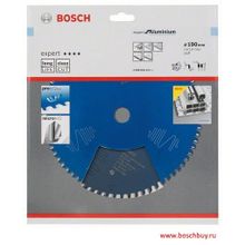 Bosch Пильный диск Expert for Aluminium FastFix 190x2.6 1.8x58T по алюминию (2608644117 , 2.608.644.117)