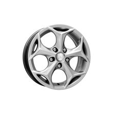 Колесные диски КиК Кристалл (КС550) 6,0R15 4*108 ET27 d65,1 Плат. черный [арт.7731]