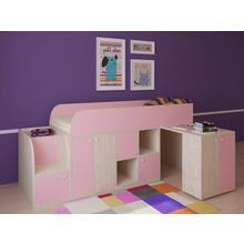РВ мебель Астра мини дуб молочный розовый