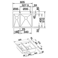 BLANCO ZEROX 340 180-IF A