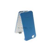 Чехол-книжка STL для iPhone 5 голубой
