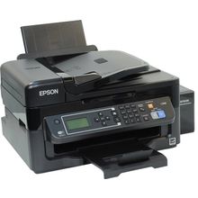 Комбайн   Epson L566 (A4, струйное МФУ, 33 стр мин, 5760 optimized dpi, 4краски, USB2.0,  ADF,  WiFi,  сетевой)