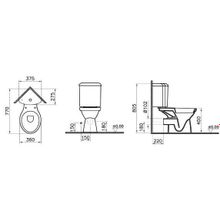 Унитаз-компакт Vitra Norm Wenkel 9854B099-7200 угловой, сиденье с микролифтом