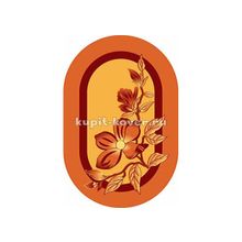 Российский ковер PARADISE carving y205 r овальный, 1.5 x 2.3
