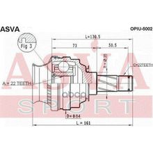 Шрус Внутренний ASVA арт. OPIU5002