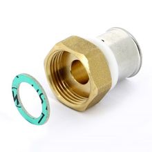 Муфта пресс-В с накидной гайкой плоская прокладка UNI-FITT 26x1 714G8400