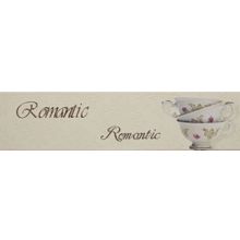 Керамическая плитка Monopole Veronika Romantique Crema Mate декор 10х40