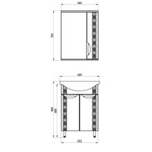 ASB-Mebel Мебель для ванной Алекса 60 R