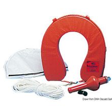 Osculati Horseshoe lifebuoy w  blue cover, 22.424.02