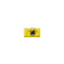 Фотоаппарат Nikon Coolpix S31, желтый