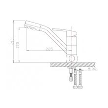 Смеситель Zorg ZR 400 KF-47-Br