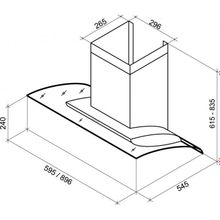 Shindo Вытяжка Shindo Avior sensor 60 SS BG 3ETC