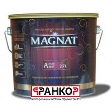 Краска для стен и потолков "Magnat" матовая 9 л. (База А)   Sniezka
