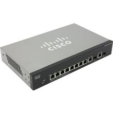 Коммутатор  Cisco SF302-08   SRW208G-K9-G5   Управляемый коммутатор  (8UTP  10 100Mbps  +2Combo 1000BASE-T SFP)