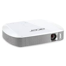 Проектор acer projector c205, fwvga dlp led 150 lm 1000:1 30000 hrs hdmi(mhl) 2wx2 battery wi-fi via adapter(option) 302g (acer) mr.jh911.001