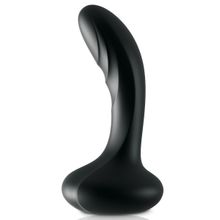 Pipedream Черный массажер простаты Ultimate Silicone P-Spot Massager - 13,9 см. (черный)