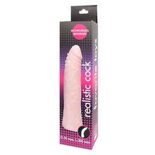 Bior toys Гнущийся фаллоимитатор телесного цвета Realistic Cock - 20 см. (телесный)