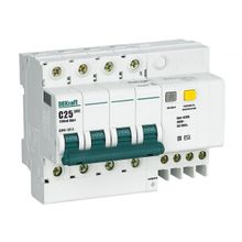 АВДТ со встр. защ. от сверхтоков 4P 25A 300мА селективный ДИФ-101 S | код. 15315DEK | DEKraft