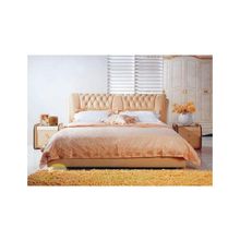 Кожаная кровать Серджио 6636 (Размер кровати: 180Х200, Категория ткани: 2 категория)