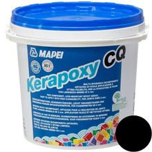 МАПЕЙ Керапокси CQ 120 затирка эпоксидная чёрный (3кг)   MAPEI Kerapoxy CQ 120 затирка эпоксидная для швов плитки чёрный (3кг)