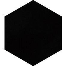 Carmen Ceramic Art Vintage Black Hexagon 17.5x20.2 см