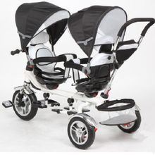 Capella трехколесный для двойни Twin trike 360 Graphite