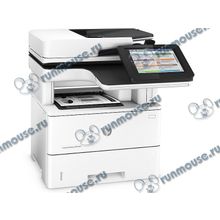МФУ HP "LaserJet Enterprise MFP M527f" A4, лазерный, принтер + сканер + копир + факс, ЖК 8.0", бело-черный (USB2.0, LAN) [135449]
