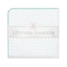 SwaddleDesigns Classic Polka Dots морской кристалл
