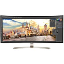 Монитор 38" LG 38UC99-W IPS LED  21:09 HDMI,M M,HAS,DisplayPort 300cd 3840x1600 178 178 серебристый