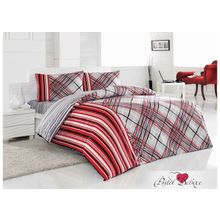Ortum Постельное белье КПБ Stil Цвет: Красный (1,5 спал.)
