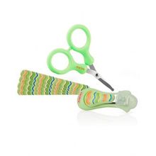 Nuby Green пилочка, ножнички, щипчики