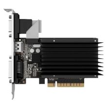 Видеокарта palit pci-e nvidia gt730 2048mb geforce gt 730 2048mb 64bit ddr3 800 1804 dvi hdmi crt hdcp bulk neat7300hd46-2080h bulk