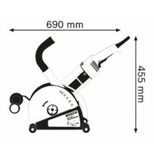 Bosch Бороздодел Bosch GNF 65 A (0601368708)