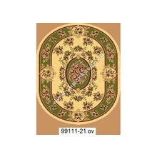Люберецкий ковер Супер акварель  99111-21 oval, 3 x 3