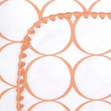 SwaddleDesigns Mod Circles on White оранжевая