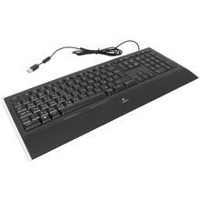 Клавиатура Logitech Illuminated Keyboard K740  USB  Ergo 103КЛ+4КЛ М Мед,  подсветка  клавиш   920-005695