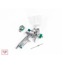 Stels Краскораспылитель AG 810 HVLP, гравитационный, сопло 0,8 мм и 1 мм Stels
