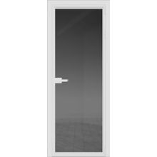  Двери ProfilDoors Модель 1AV Стекло Тонированное Цвет профиля Белый матовый