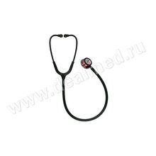 Littmann Classic III, черная трубка, 69 см, радужная акустическая головка, черные ушные наконечники, 3M, США