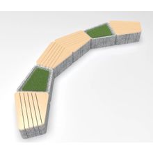 Скамейка бетонная UNI SFP