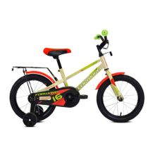 Детский велосипед FORWARD Meteor 16 серый зеленый (2021)