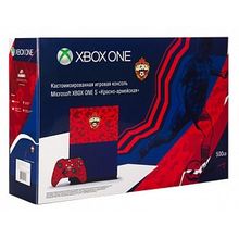 Кастомизированная консоль Xbox One S 500Гб ЦСКА Красно--армейский Rainbo RB-XB04(500)