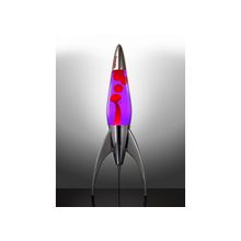 Лава лампа «телстар» (хром) фиолетовый красный