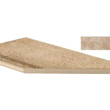 Atlas Concorde Sunrock Sunrock Rapolano Beige Gradino Round Angolo Dx AEXQ ступень 300 мм*600 20 мм