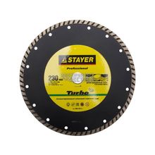 Круг отрезной алмазный для УШМ Stayer Professional 3662-230_z01 (сегментированный, 22,2х230 мм)