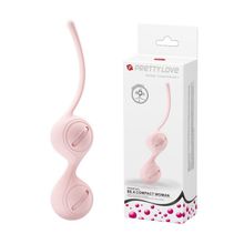 Baile Нежно-розовые вагинальные шарики на сцепке Kegel Tighten Up I