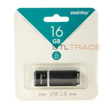 SB16GBQZ-K, 16GB USB 2.0 Quartz series, Black, SmartBuy