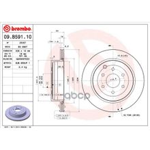 Диск Тормозной Standard | Зад | Brembo арт. 09B59110