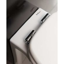 Сидение, МДФ, soft close, металическое крепление BelBagno TREVI  BB135SCM-CRM