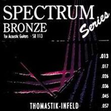 SB113 Spectrum Bronze Комплект струн для акустической гитары, сталь бронза, 013-057, Thomastik